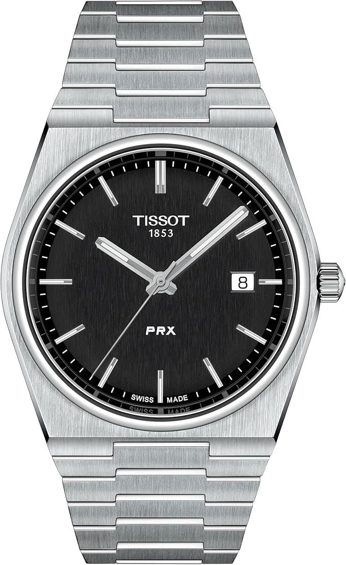 Tissot Men's Watch – Swiss Automatic, Stainless Steel, Interchangeable Strap, Date Display