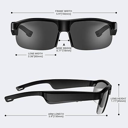 Unisex Bluetooth Smart Sunglasses