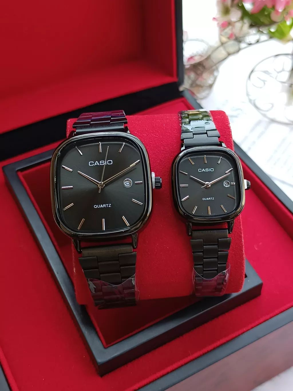 Casio Couple Watch – Matching His & Hers Quartz Watches | Romantic Gift Set