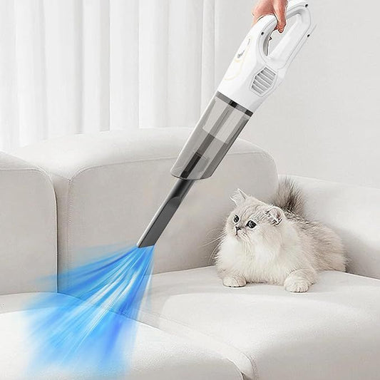 Smart Portable Vacuum Cleaner – 120W Power, 30 Min Runtime, Washable Filter